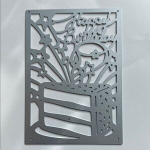 Silver Cake Design Metal Wall Art